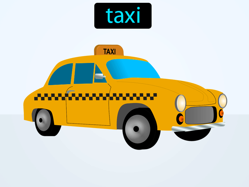 El Taxi Definition with no text