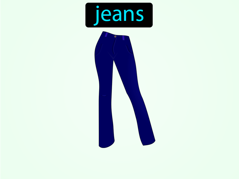 Un Blue Jean Definition with no text
