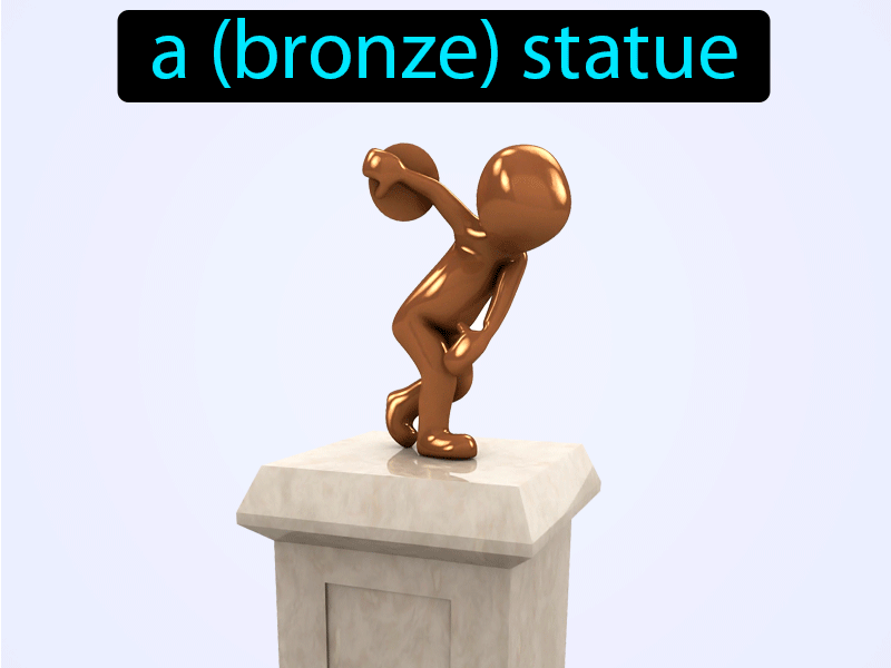 Una Estatua De Bronce Definition with no text