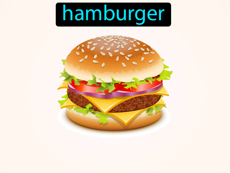 Una Hamburguesa Definition with no text