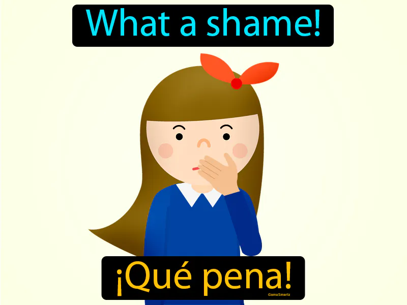 Que Pena Definition Que Pena Definition