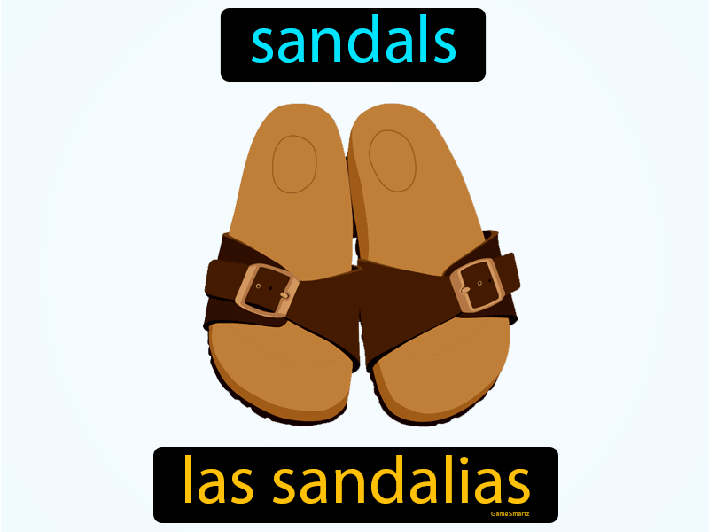 Las Sandalias Definition